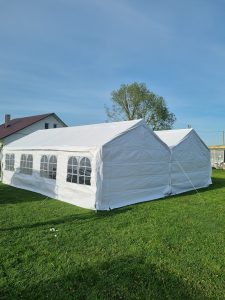 Baltos palapinės